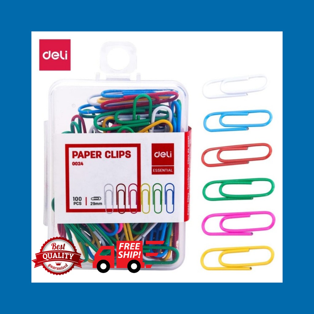 

PAPER CLIP WARNA DELI 0024
