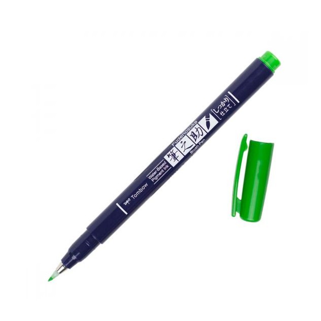 

Fudenosuke Colours Brush Pen Tombow Waterproof Green