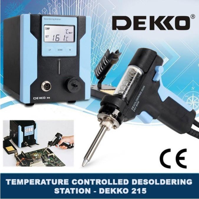 Las Desoldering Station Tool Temperature Controlled Dekko 215,Elektrik Sed
