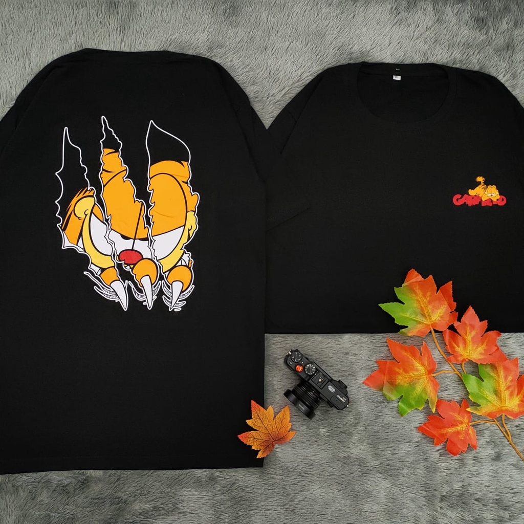Kaos Karakter Wanita Kaos Oversize Garfield Kaos Garfield Wanita Kaos Lucu