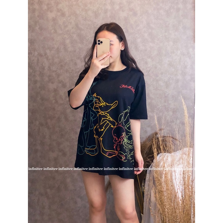 Kaos Oversize Wanita Atasan Wanita Jumbo Bahan Cotton Combed 30s