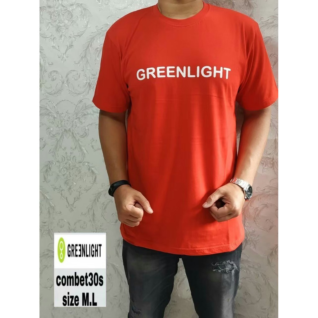 Kaos greenlight premium gaul kekinian T-shirt pria fashion baju murah distro bandung