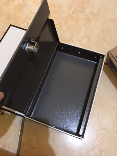 Brankas Mini - Brankas Buku - Kotak Penyimpanan Rahasia - Brangkas Berangkas Perhiasan Uang Hp