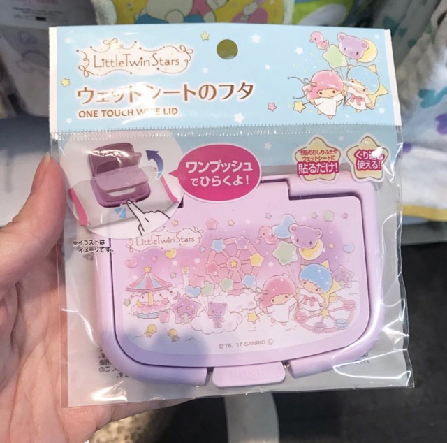 Tutup Tissue Basah Sanrio dan Disney / Wet Tissue Lid Cover Reusable Daiso Jepang