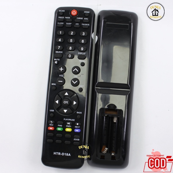 Remot Remote TV SANYO LCD LED SANYO HTR-D18A LE245600 tanpa setting