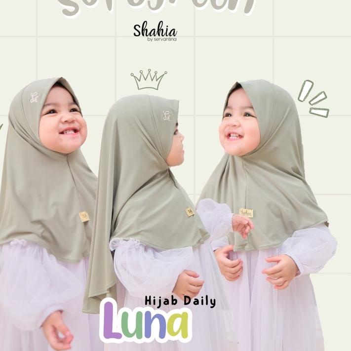 TERBARU  Shahia Jilbab Hijab Anak Couple Mom Baby “LUNA HIJAB” ETALASE 1 sale