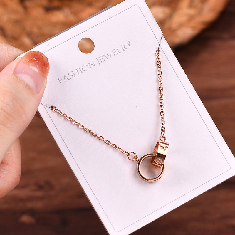 [848] Kalung Titanium Wanita Anti Pudar