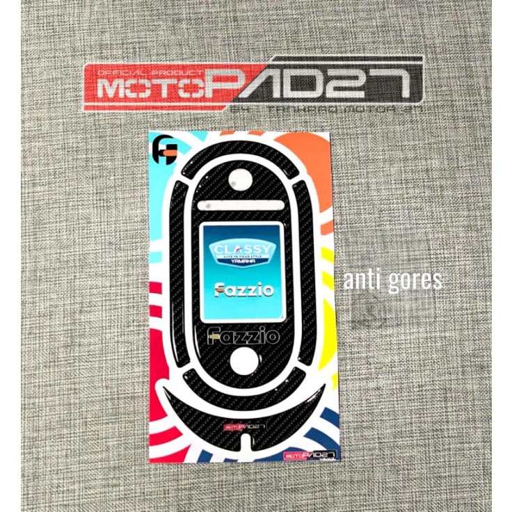 Motopad27 Stiker Resin timbul Aksesoris Anti gores Spido meter Yamaha FAZZIO 125 2022