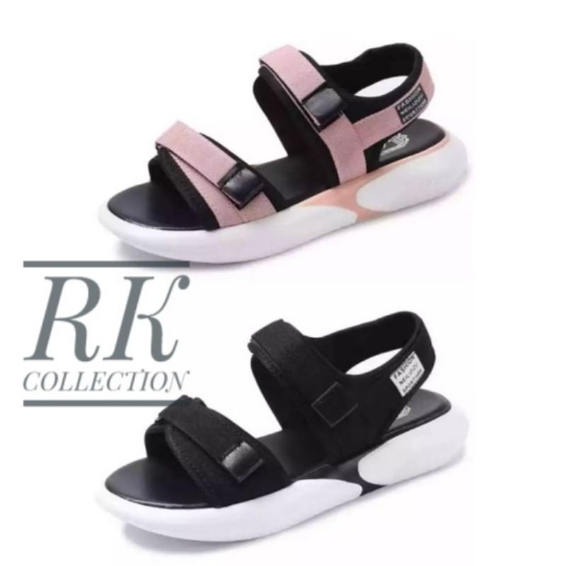 Sandal Wanita RK Collection - Sandal Tali Gunung Wanita VICTORIA (K6G8) Heels Wanita Import Wedges S