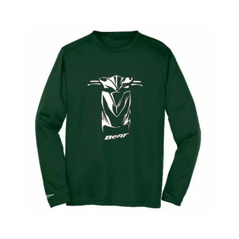 Kaos Motor Matic HONDA BEAT Lengan Panjang - Kaos Distro Pria Wanita - Kaos katun Murah