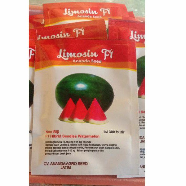Benih Semangka Oval Nonbiji Limosin f1