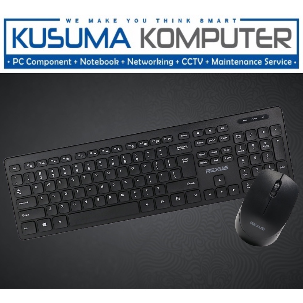 Rexus Wireles Combo Keyboard Mouse KM8