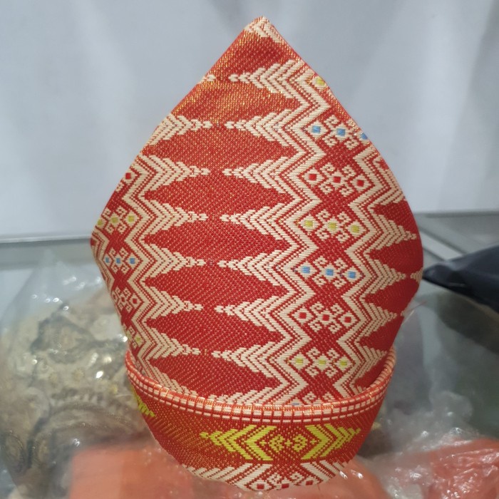 ANAK-NASIONAL-ADAT-PAKAIAN- TOPI TANJAK ANAK // TOPI ANAK ADAT MELAYU - SONGKET -PAKAIAN-ADAT-