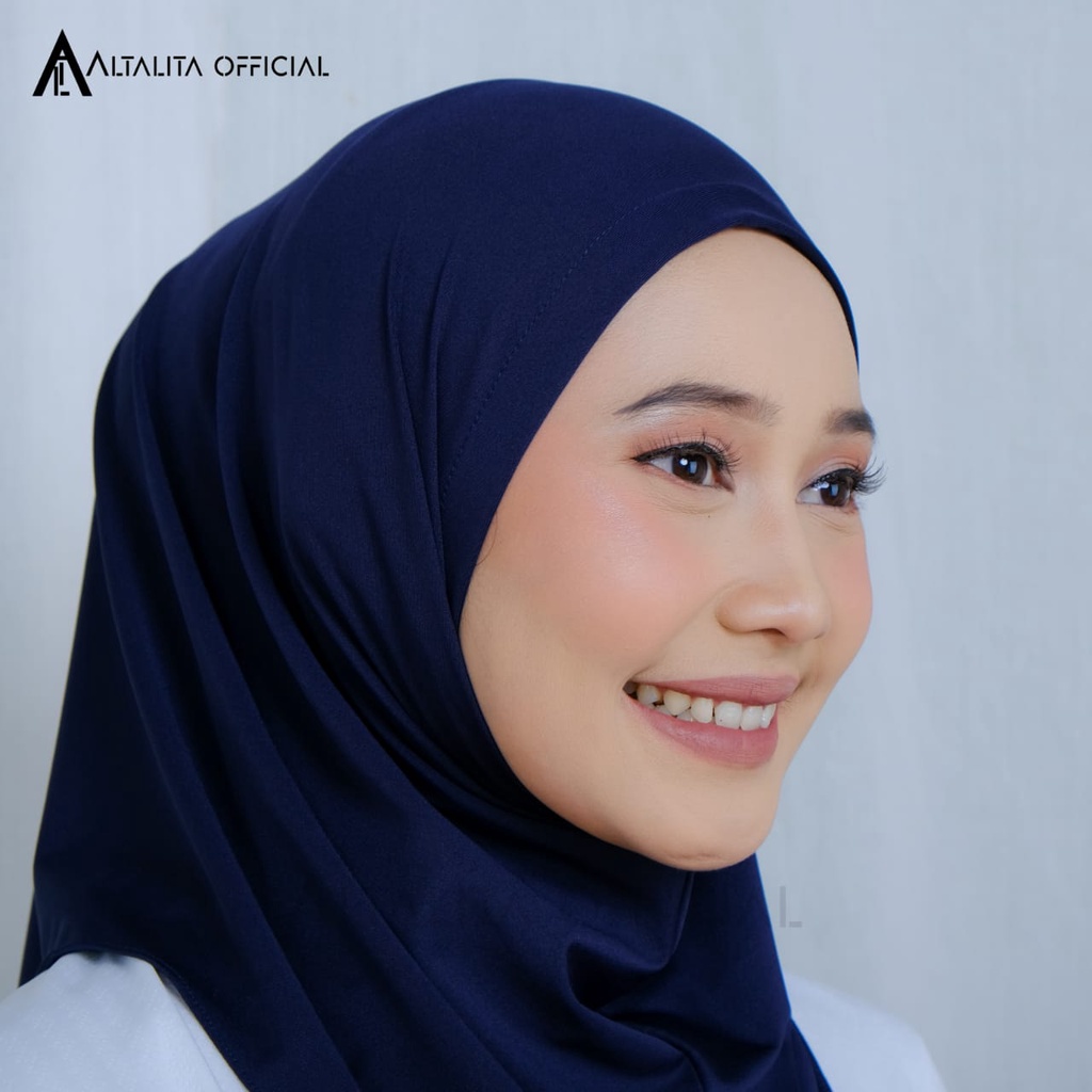 Altalita - Kerudung Bergo Zyta Sport Instan Non Pet / Non Pad Terbaru Bahan Jersey Premium Cocok untuk Olahraga Volly Futsal Senam dan Sehari-hari