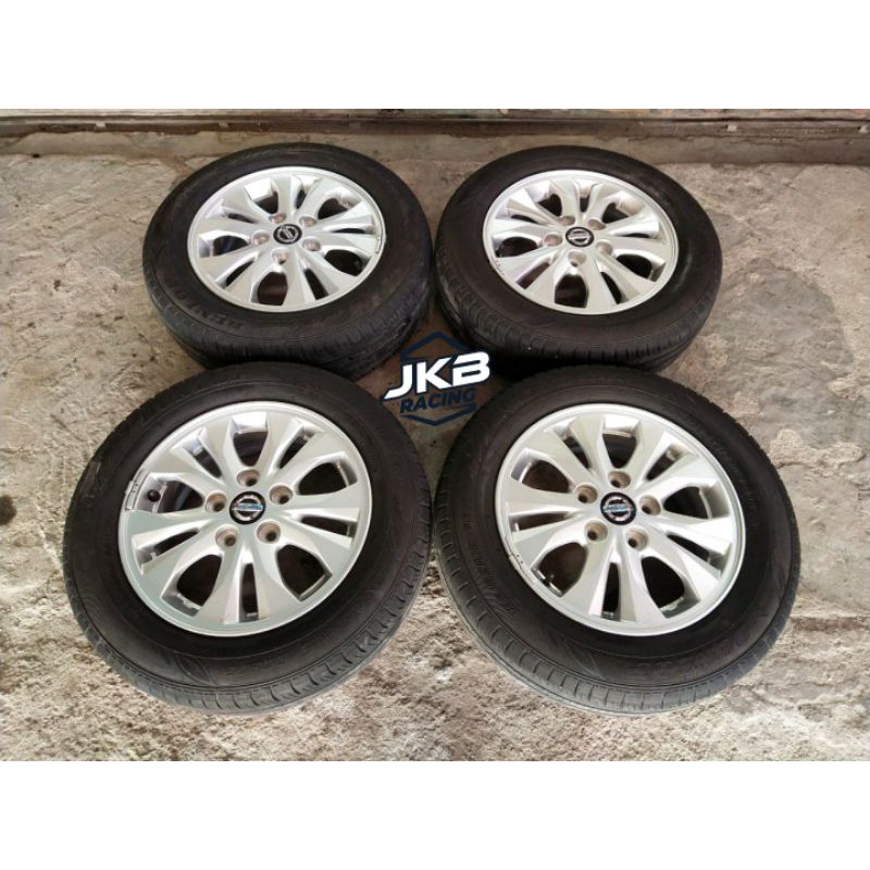 Velg Mobil Second Oem LIVVINA Ring 15 Ban dunlop enasave 185 65 r15