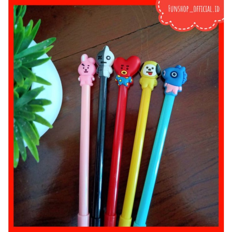 

PULPEN BTS GEL / BTS PEN GEL / PULPEN BT21 BTS BANGTANBOYS LUCU IMUT / BT21 BTS