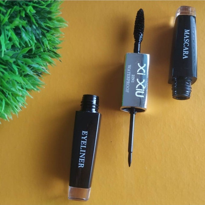 XI XIU 2 IN 1 MASCARA &amp; EYELINER WATERPROOF