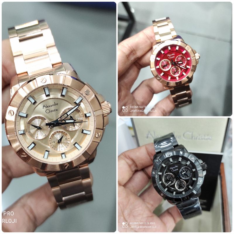 JAM TANGAN WANITA ALEXANDRE CHRISTIE AC 6609 NEW AC6609 STAINLESS ORIGINAL