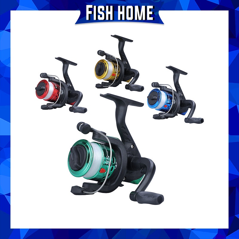 MURAH Pemintalan Memancing Reel Kuat Tahan Lama Logam Spul 5.2: 1 Kekuatan Tinggi 3 Bantalan Bola Carp Fishing Reel Garis Logam Piala Sea Tackle Memancing Aksesoris