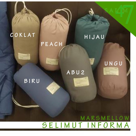 selimut INFORMA bedcover MARSHMELLOW