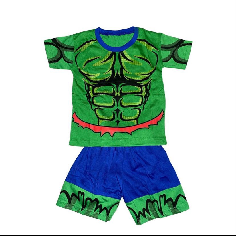 BAJU HULUK / SETELAN HULK / KOSTUM HULK