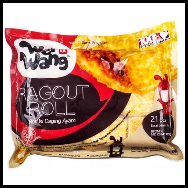 

weiwang Ragout Roll Roti isi daging ayam