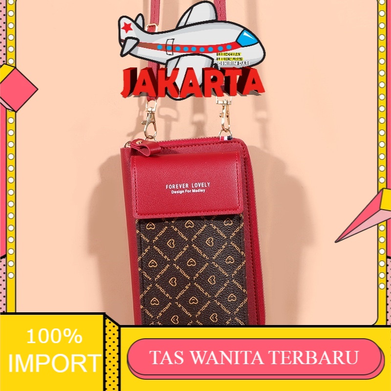 LB 3106 - TAS SELEMPANG WANITA FOREVER LOVELY TAS HP WANITA IMPORT BATAM MURAH - H