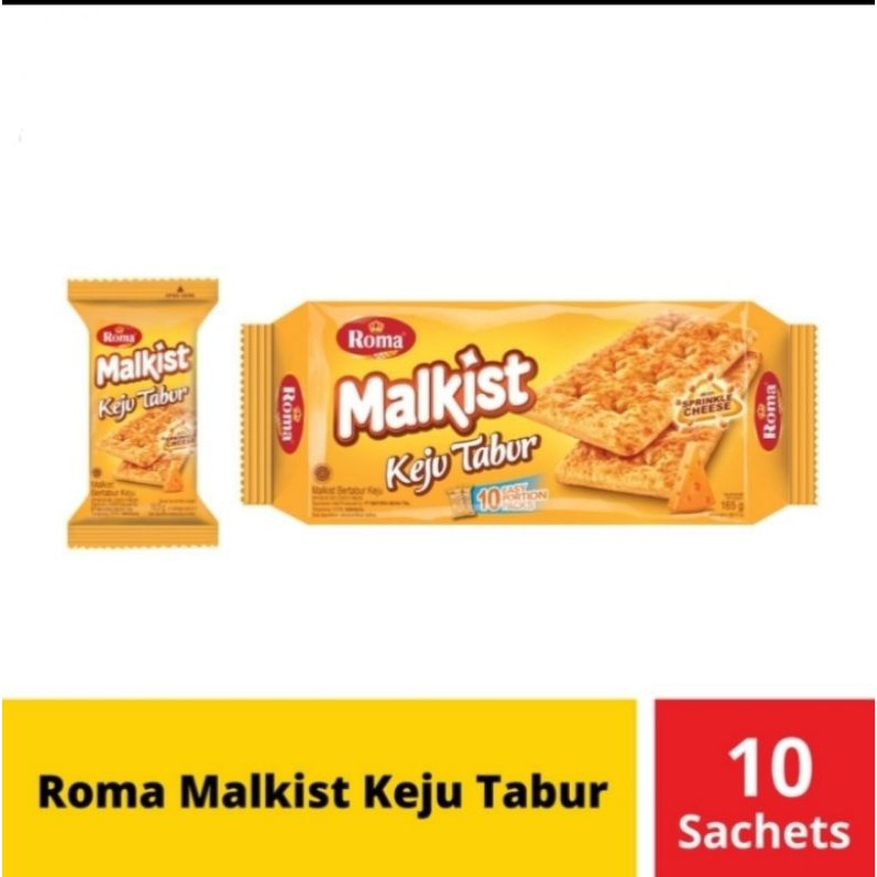 

Roma Malkist Keju Tabur Isi 10 Sachets @16,5gr