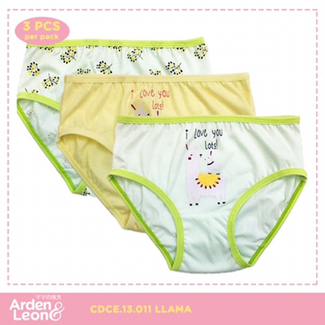 ArdenLeon Boxer Celana Pendek Anak Perempuan / Celana Dalam Anak CD / Arden Leon Shorts