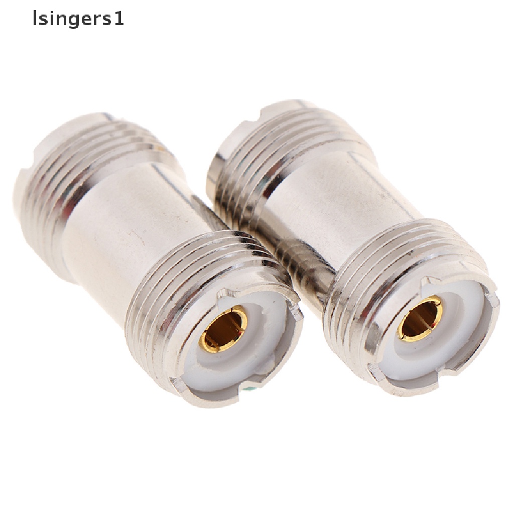 (lsingers1) So-239 Adapter Konektor Kabel Coaxial UHF Female Ke Female RF Untuk PL-259