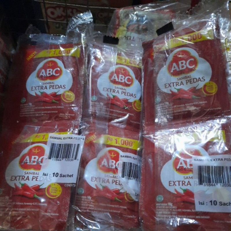 

saos abc extra 1pak isi 10 pis