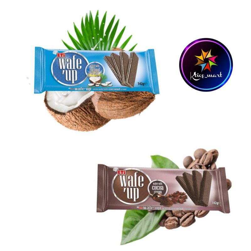 

Wafer ETI Wafe up Coconut/Chocolate 142gr/Wafer Import