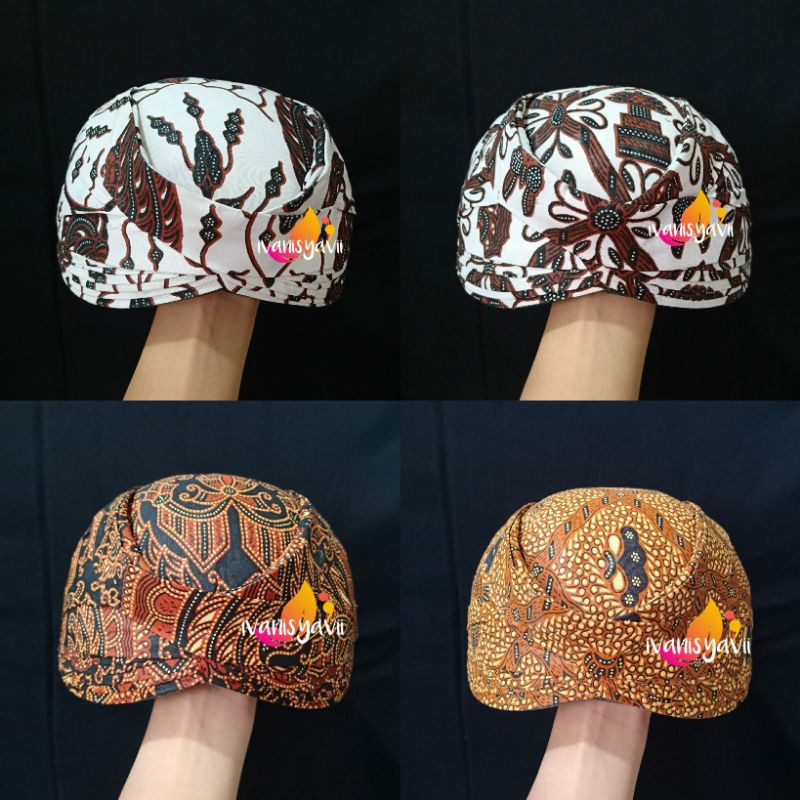 Blangkon SUNDA, Motif Batik / Motif Jarik