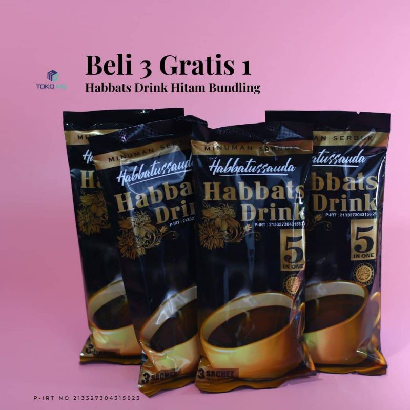 

Kopi HABBATUSSAUDA DRINK/Minuman Gantinya Kopi Beli 3 free 1
