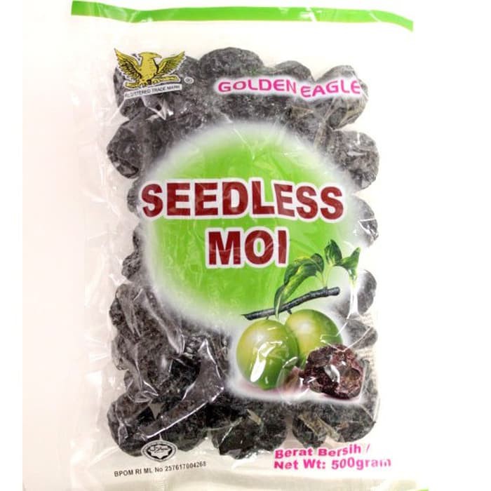 

Manisan Golden Eagle Seedless Moi 500g / Manisan Buah Plum / Kiamboy