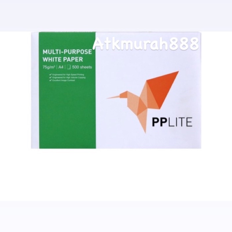 

Kertas PP Lite A4 75 gram/HVS/Fotocpy Paper/ Isi 1 Rim 500 lembar
