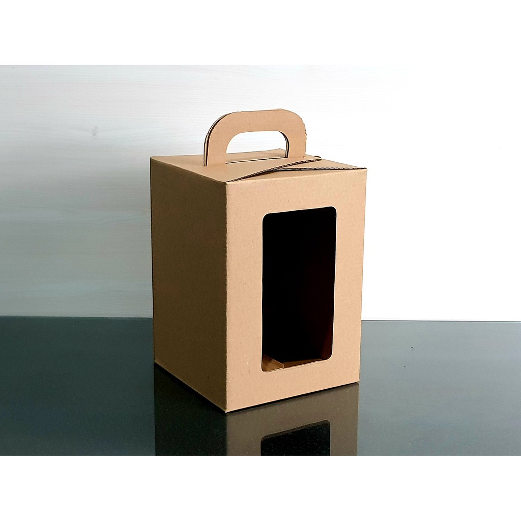 

Gable Box Eflute / Box Handle Cookies 500 gr 15 x 15 x 21 cm