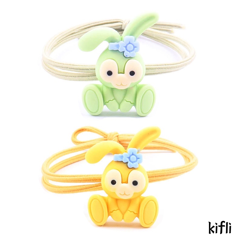 1 Pc Korea Kartun Kelinci Tali Rambut,Elastis Tinggi Aksesoris Rambut,Fashion Anak Perempuan