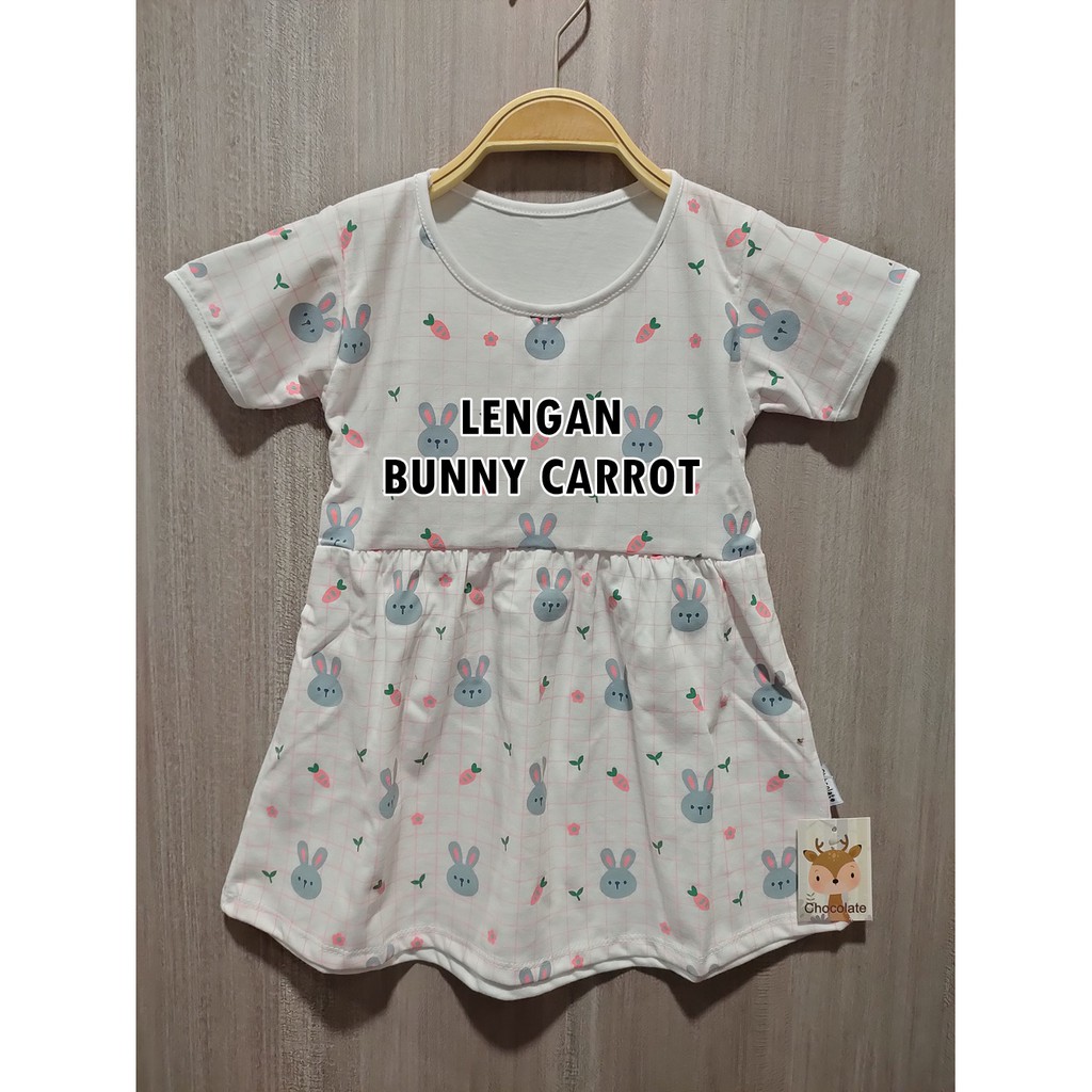 Dress / Gaun Anak 1-3 Tahun Lengan