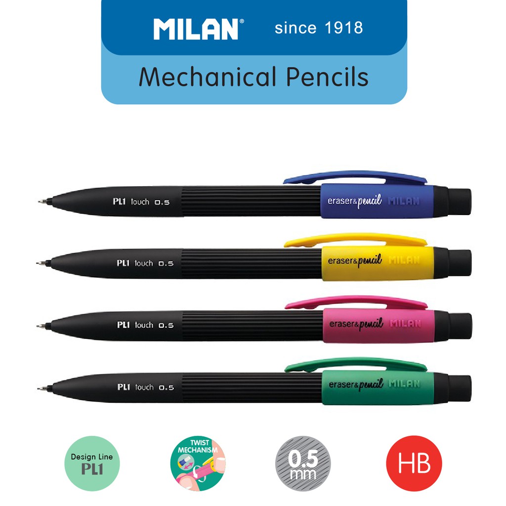 

[Store] Milan Eraser & Pencil PL1 Touch 0,5mm (1 Pcs) #1850109