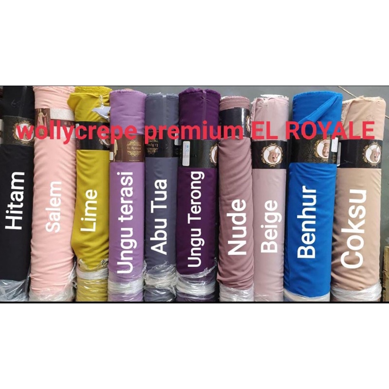 KAIN METERAN WOLI / WOLY / WOLYCREPE PREMIUM EL ROYALE-4