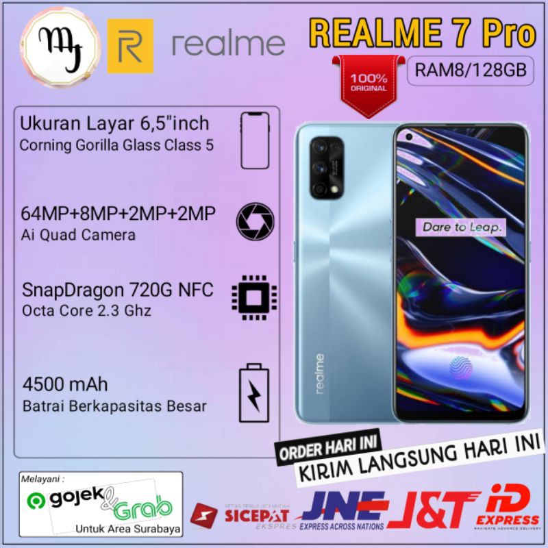 Realme 7 Pro Ram8GB/128GB Garansi Resmi 100% Service Center