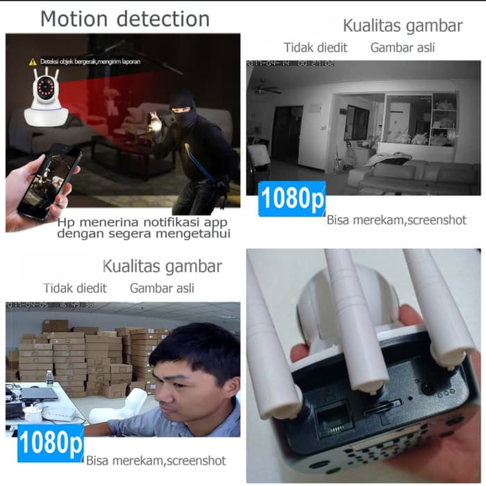 KAMERA CCTV WIFI CAMERA MINI TERSEMBUNYI PENGINTAI KECIL JARAK JAUH SPY SPYCAM IP HIDDEN CAMERA WIRELESS PENGINTIP PENGAWAS FULL HD 1080 JS04