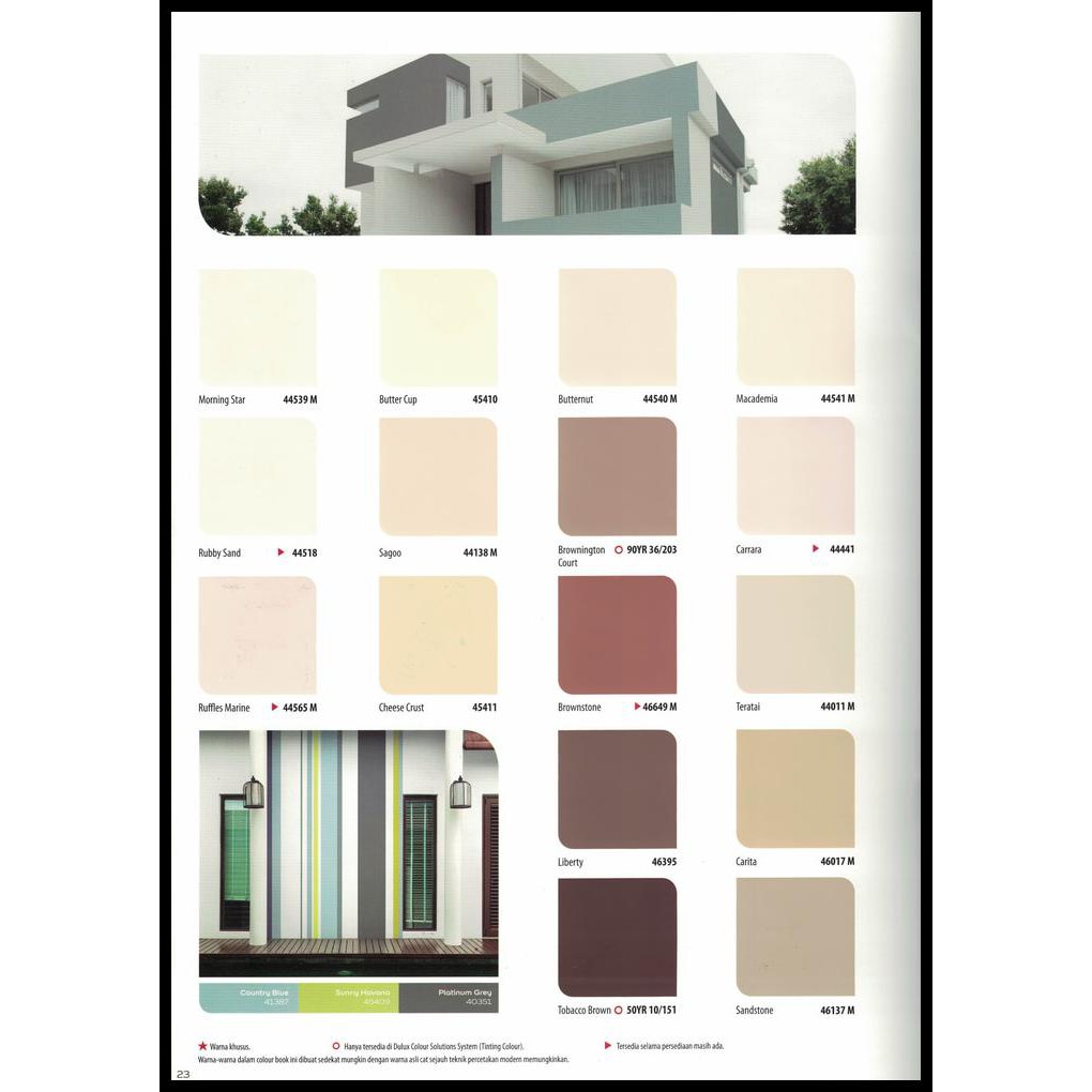 Katalog Warna  Cat  Dulux Weathershield Outdoor 