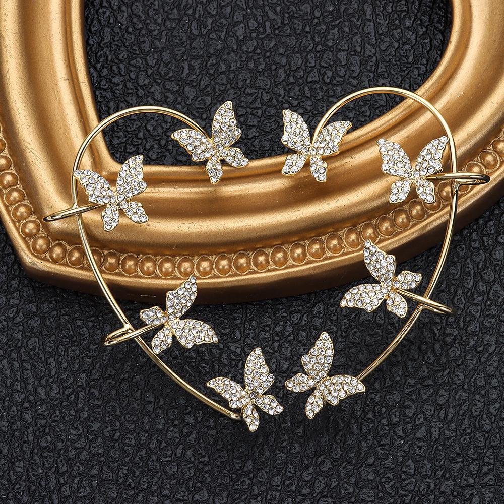 Nanas Telinga Bungkus Perhiasan Hadiah Fashion Tanpa Tindik Anting Tragus