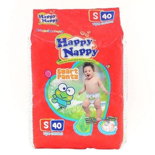 POPOK Celana Bayi Happy Nappy Smart Pants S 40 - S40