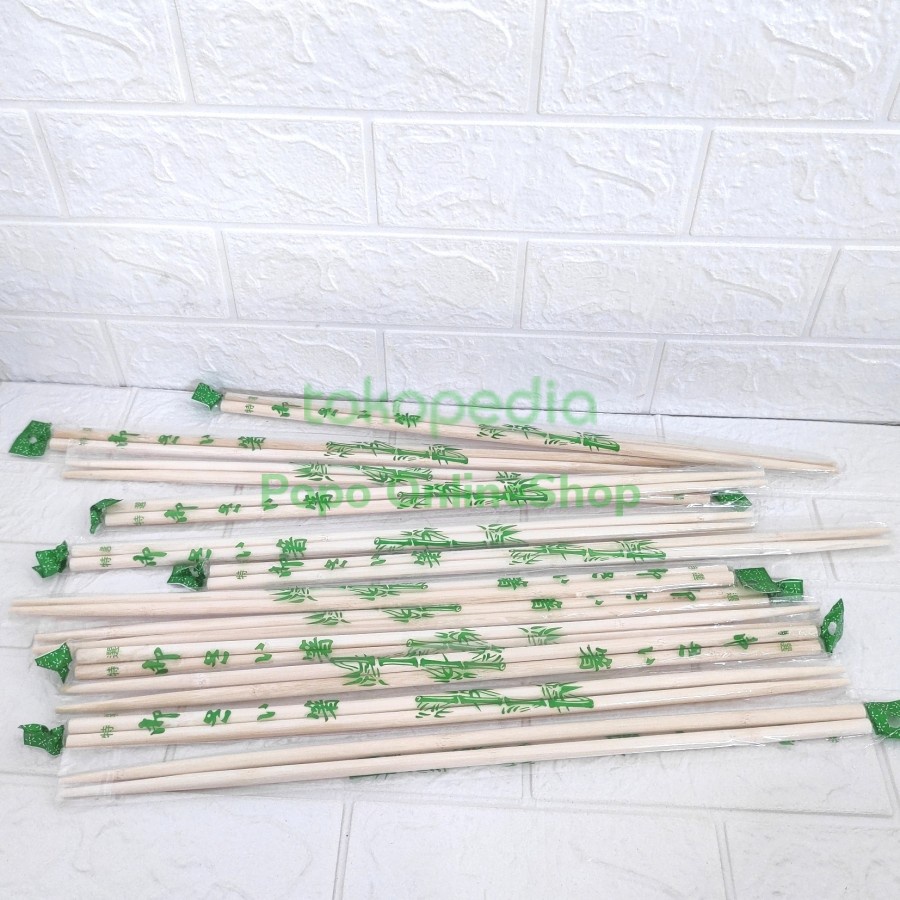 Sumpit Panjang Bambu 45 CM Bakmi Mie Ayam Pangsit Chopsticks Tong