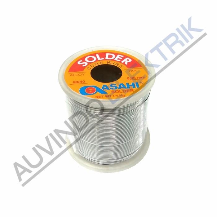 Timah Solder Timah Solder Asahi 0.8Mm 250Gr 60/40 Tinol Kawat Patri 0.8 Mm 1/4Kg