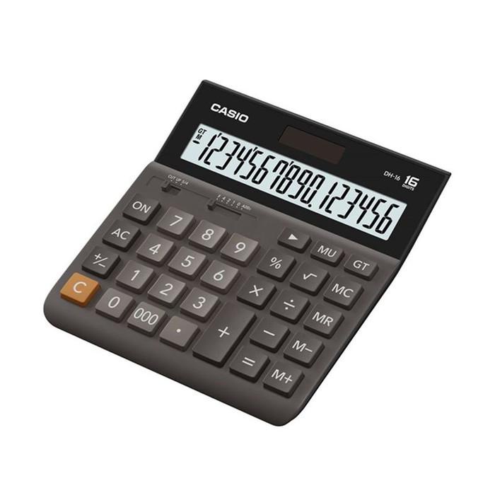 

PROMO! Casio DH 16 - Calculator Desktop Kalkulator Meja Kantor Office DH-16 |Kalkulator
