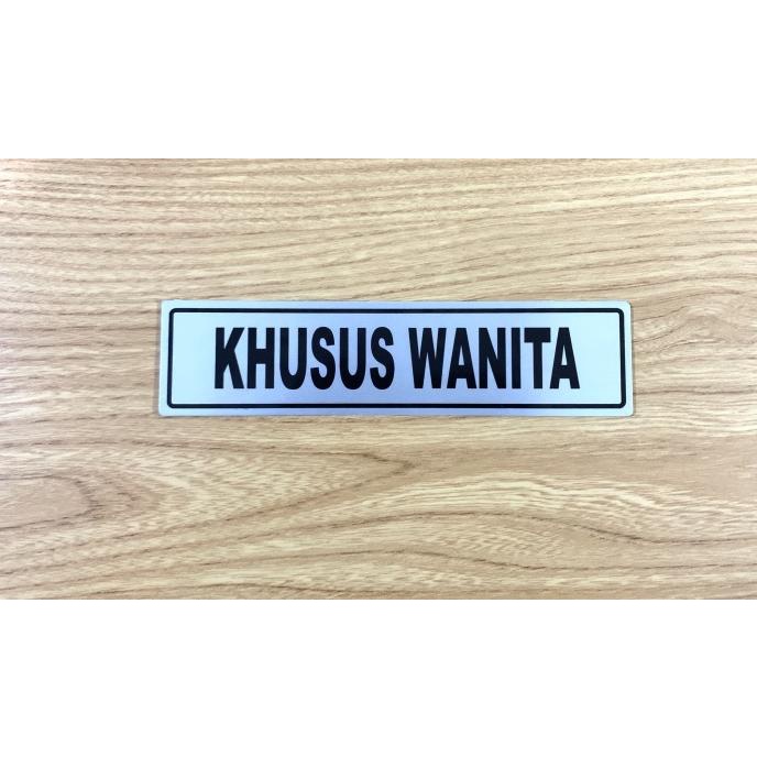 Jual Stiker Peringatan Rambu Khusus Wanita Ncest Shopee Indonesia